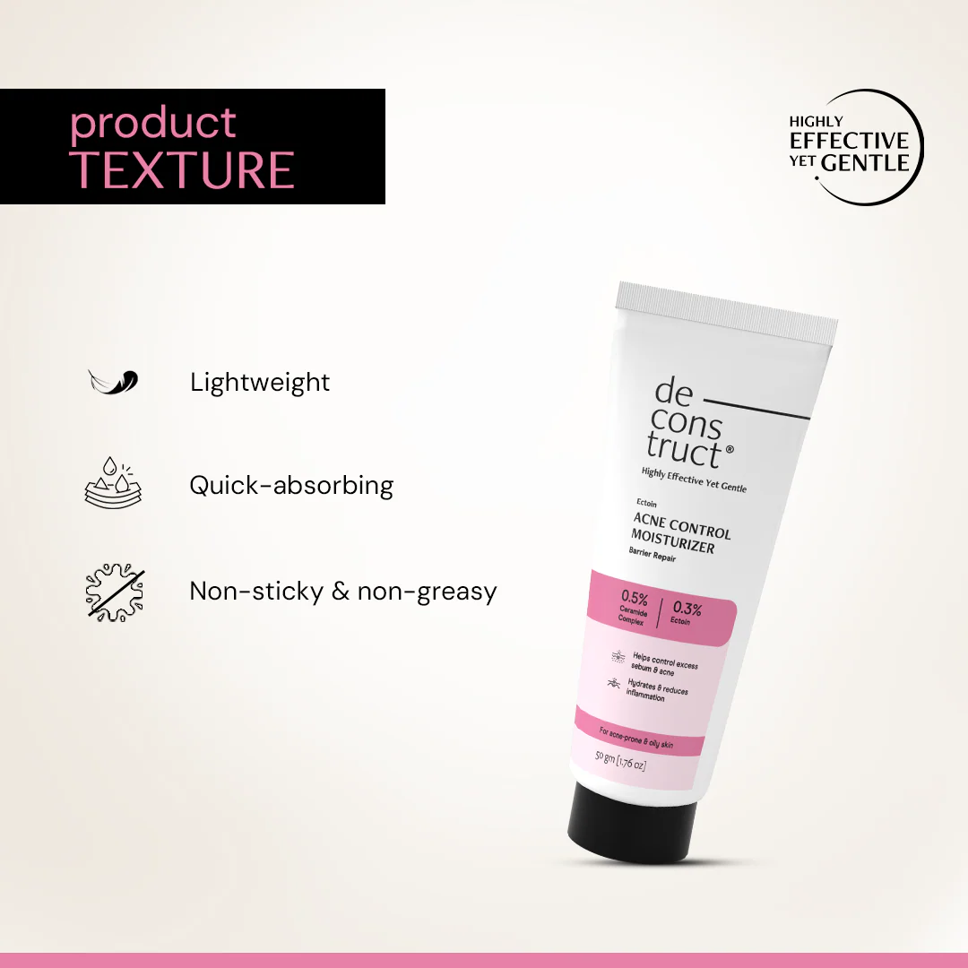Deconstruct Acne Control Moisturiser with Ectoin & Ceramides - Image 3