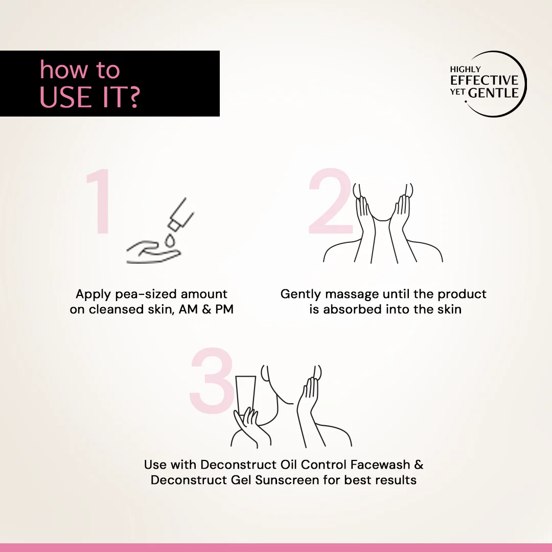 Deconstruct Acne Control Moisturiser with Ectoin & Ceramides - Image 5