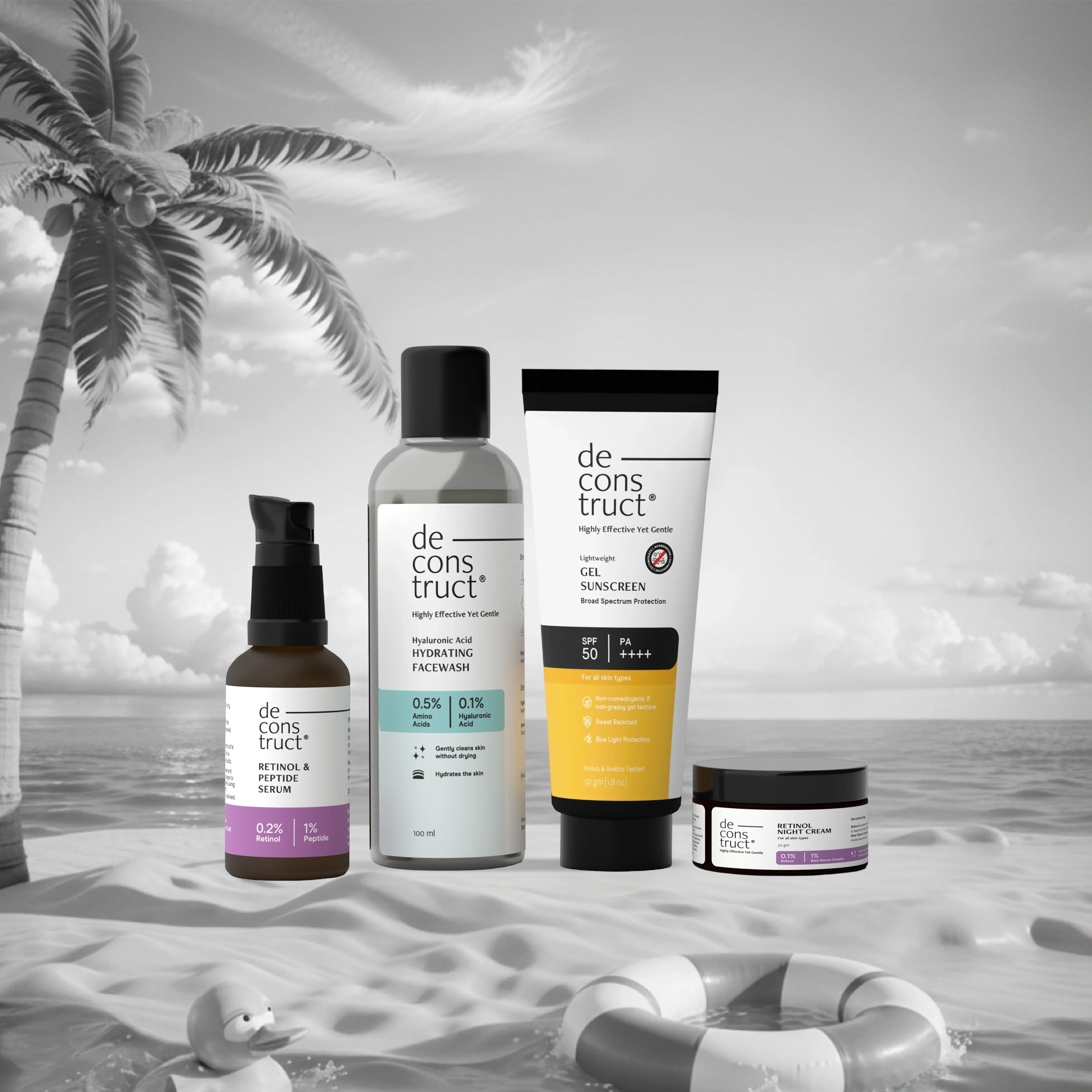 Anti Aging Skin Care PM Routine Kit | Visibly Reduces Aging Signs | Smoother, Younger Skin | Dermat Approved Routine For Men & Women