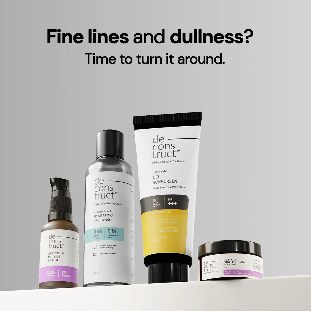 Anti Aging Skin Care PM Routine Kit | Visibly Reduces Aging Signs | Smoother, Younger Skin | Dermat Approved Routine For Men & Women - Image 3