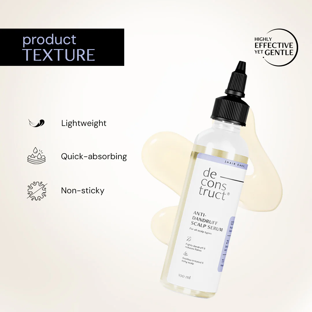 Anti Dandruff Serum for Scalp - 0.5% Piroctone Olamine + 2% Salicylic acid + 1% Prebiotic - Image 3