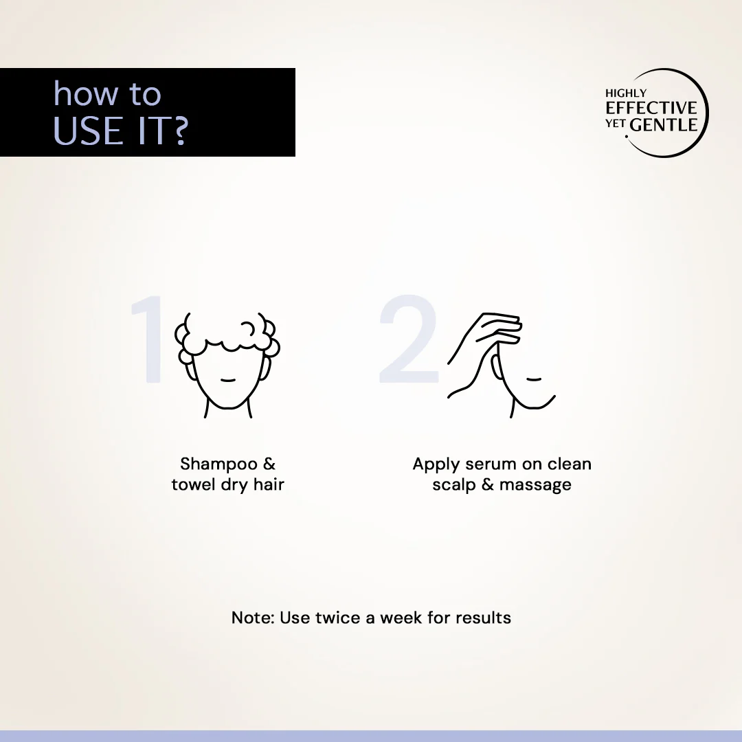 Anti Dandruff Serum for Scalp - 0.5% Piroctone Olamine + 2% Salicylic acid + 1% Prebiotic - Image 5