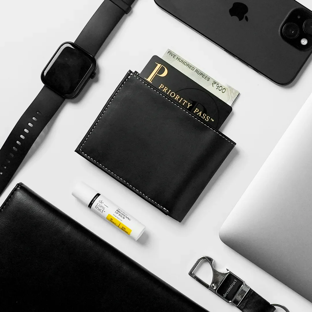 Designed by Uorfi Javed - Black Lip Balm Wallet + Brightening Lip Balm (Limited Edition Drop) - Image 9