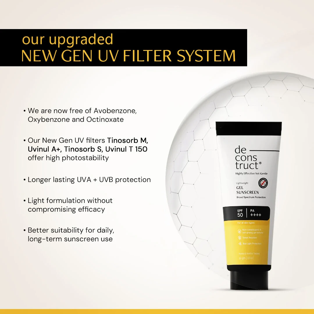 Gel Sunscreen for Oily Skin - SPF 50 PA++++ | 100% Photostable Sunscreen with 4 New Gen UV Filters | Long Lasting | Lightweight, Airy, Non-greasy | In-Vivo Tested - Image 5