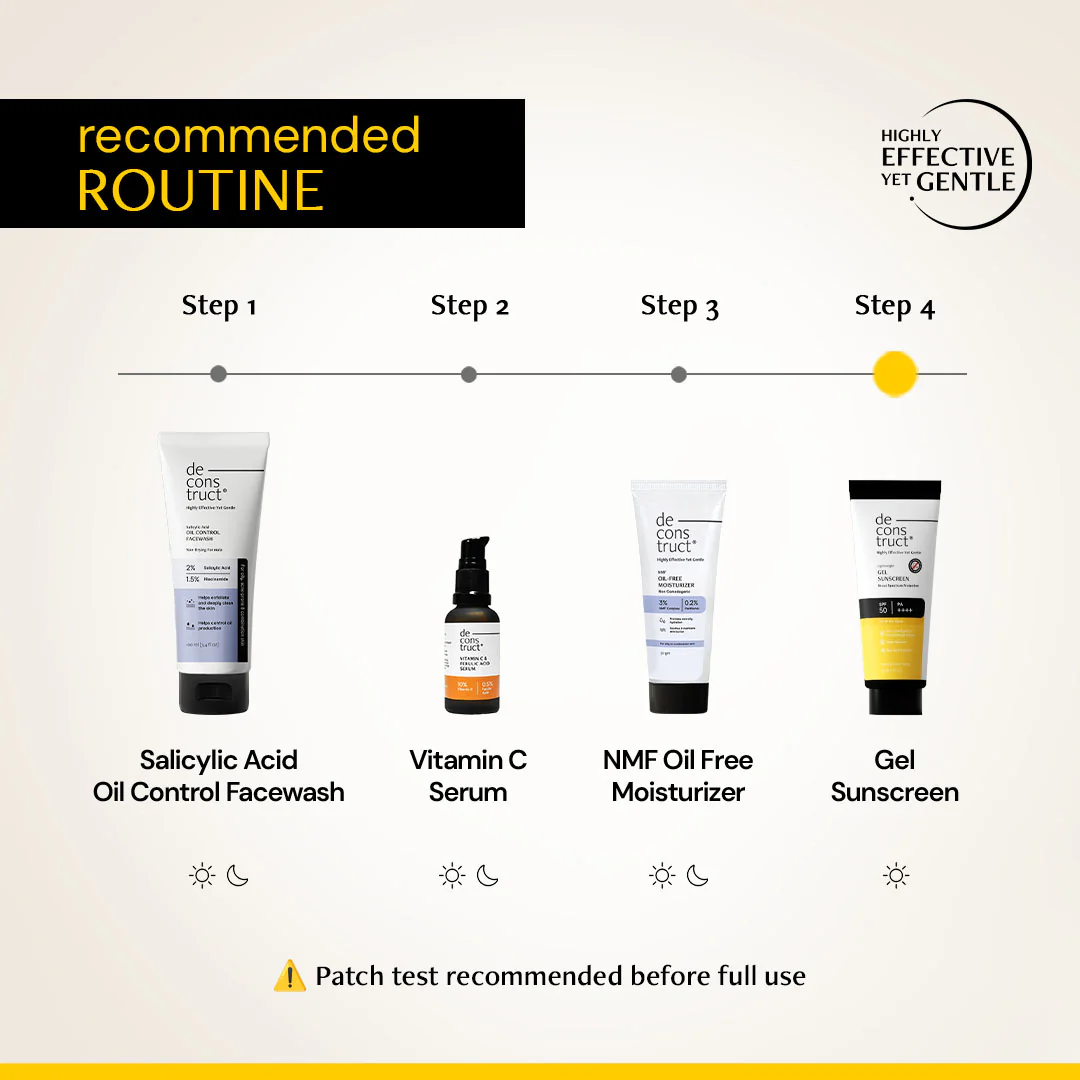 Gel Sunscreen for Oily Skin - SPF 50 PA++++ | 100% Photostable Sunscreen with 4 New Gen UV Filters | Long Lasting | Lightweight, Airy, Non-greasy | In-Vivo Tested (80 Gms) - Image 9
