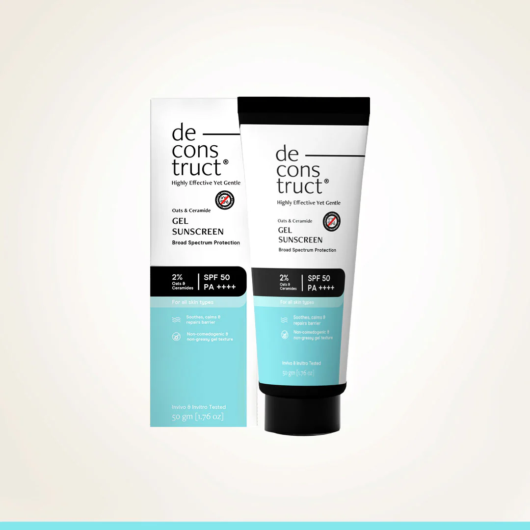 Oats and Ceramide Gel Sunscreen for Sensitive Skin - SPF 50 PA++++ |Soothes and Calms Skin| 100% Photostable Sunscreen with 4 New Gen UV Filters | Long Lasting | Lightweight | In-Vivo Tested - Image 16