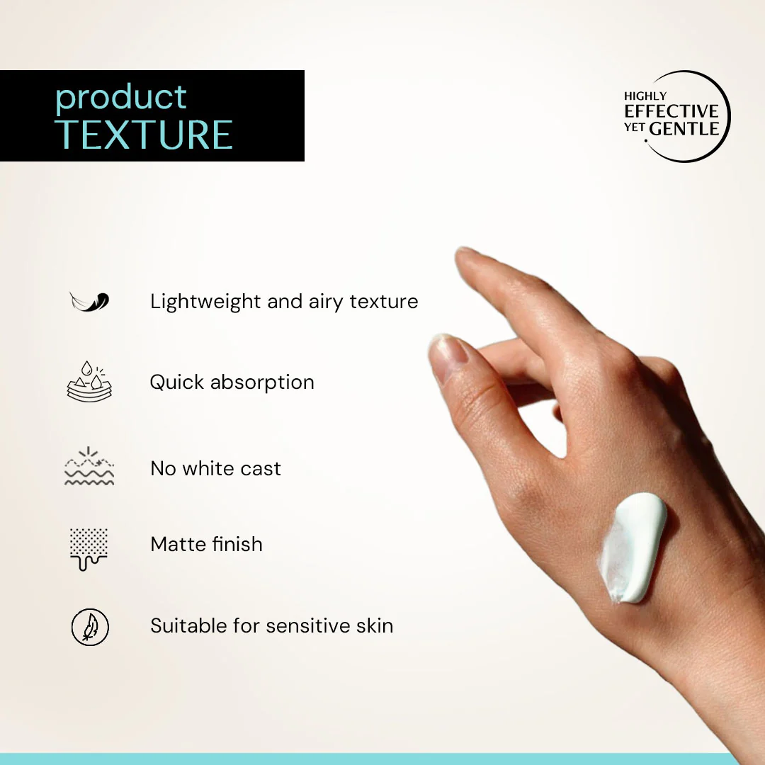 Oats and Ceramide Gel Sunscreen for Sensitive Skin - SPF 50 PA++++ |Soothes and Calms Skin| 100% Photostable Sunscreen with 4 New Gen UV Filters | Long Lasting | Lightweight | In-Vivo Tested - Image 6