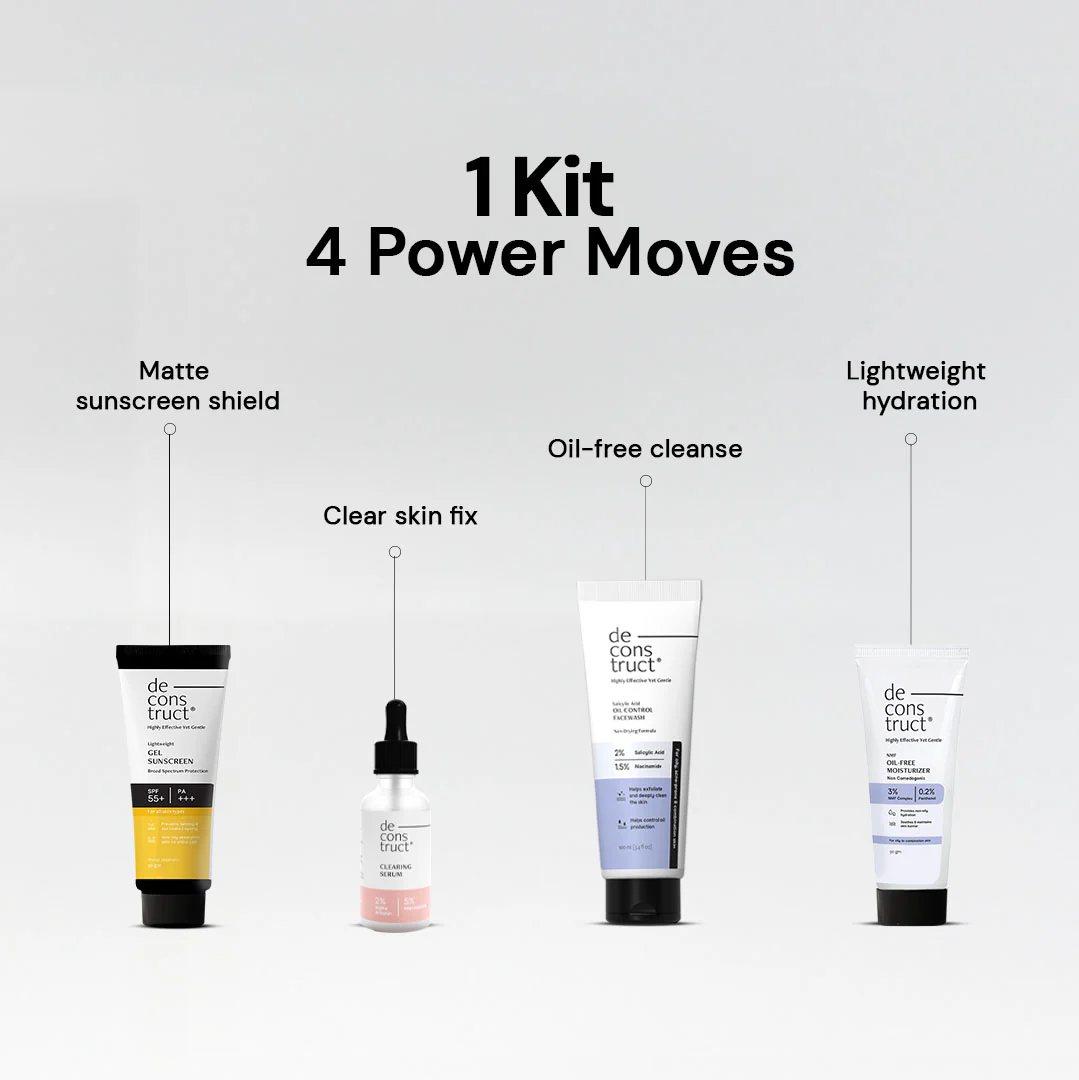 Anti-Acne Skincare Routine Kit for Oily Skin | Dermat Recommended Bestseller - Image 4