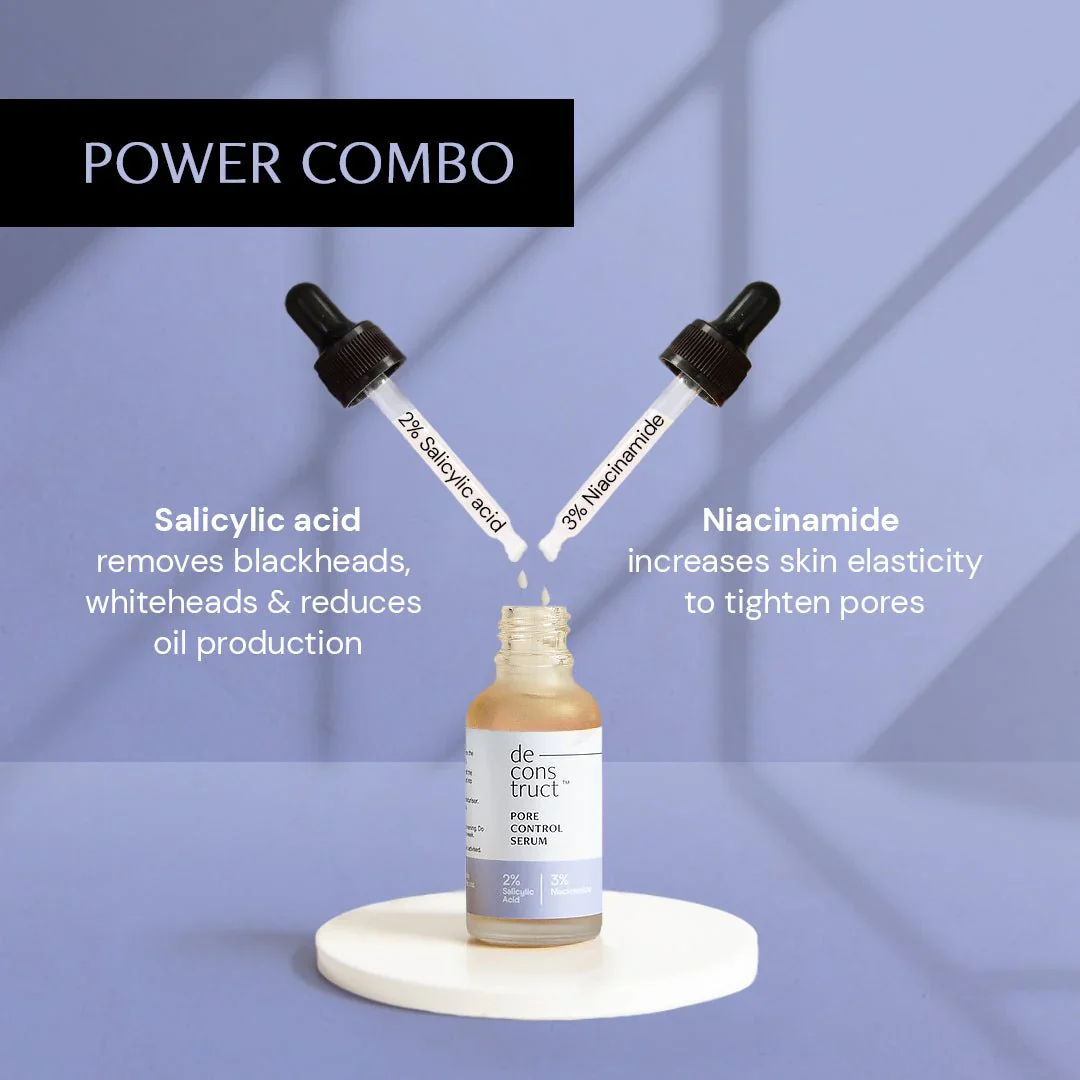 Salicylic Acid Face Serum for Pore Control - 2% Salicylic Acid + 3% Niacinamide - Image 3
