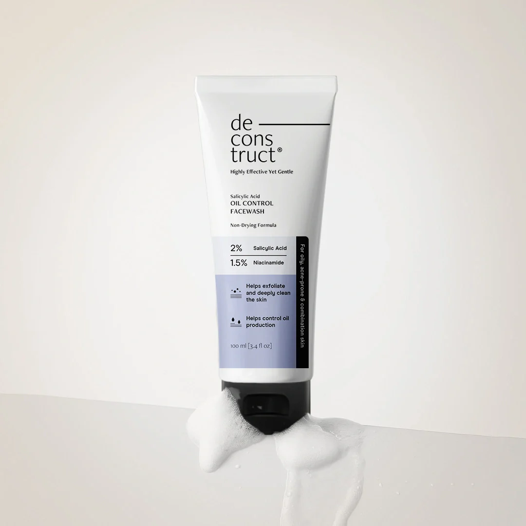 Salicylic Acid Oil Control Face Wash | 2% Salicylic acid + 1.5% Niacinamide | Non-drying & Cooling - Image 11