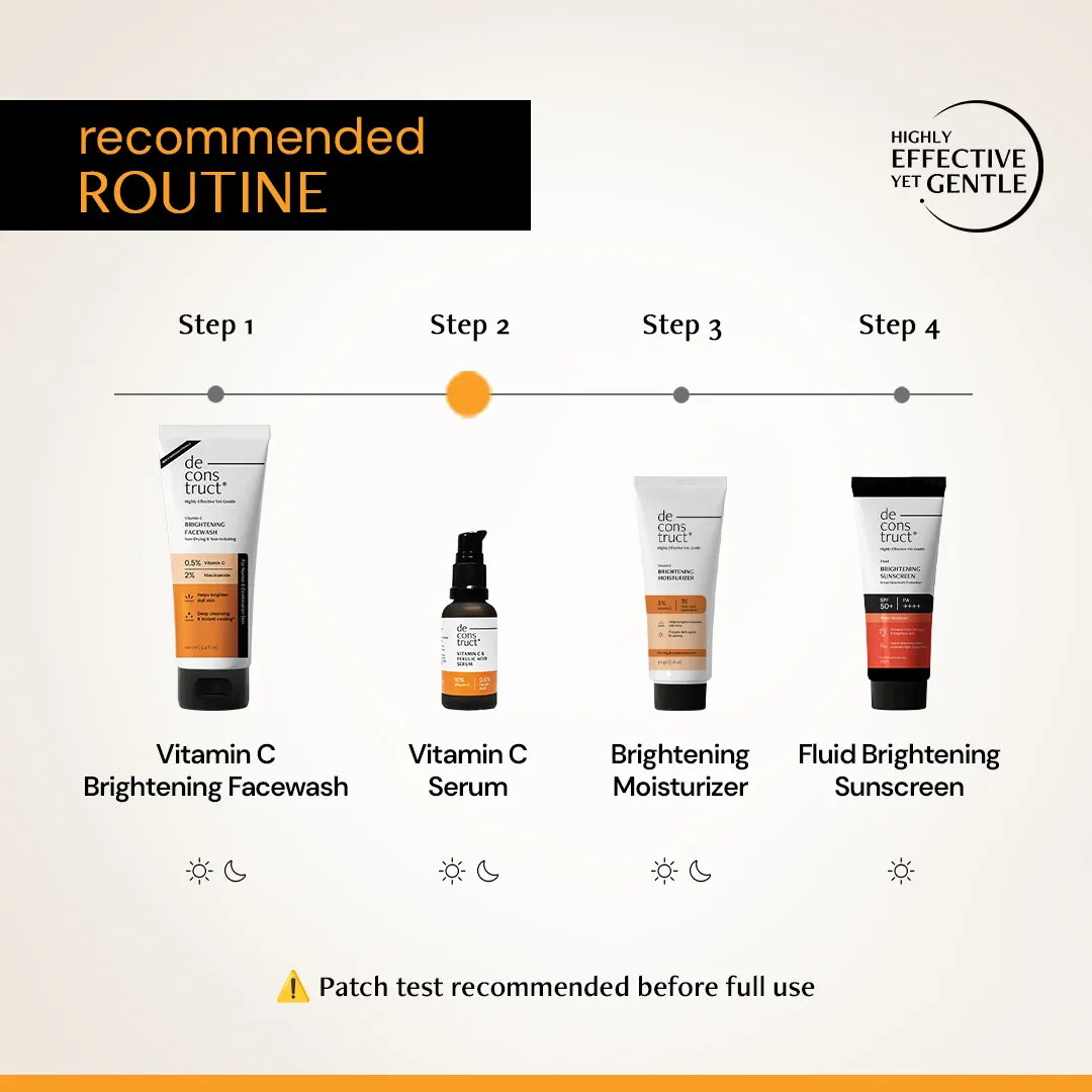 10% Vitamin C Serum for Glowing Skin | Clinically Tested, Non-Irritating| Brightens & Evens Tone | For Oily Skin - Image 12