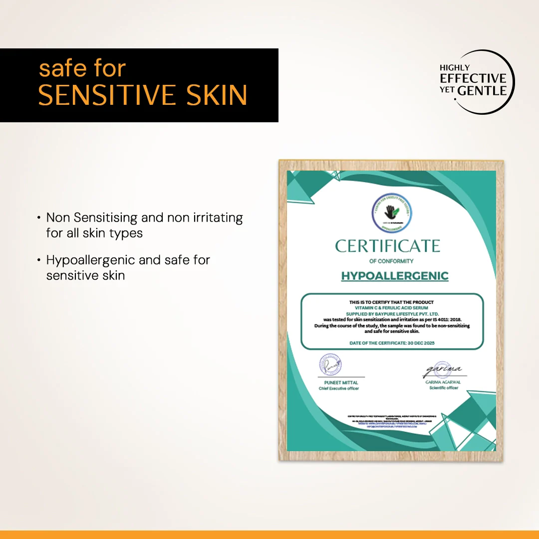 10% Vitamin C Serum for Glowing Skin | Clinically Tested, Non-Irritating| Brightens & Evens Tone | For Oily Skin - Image 7