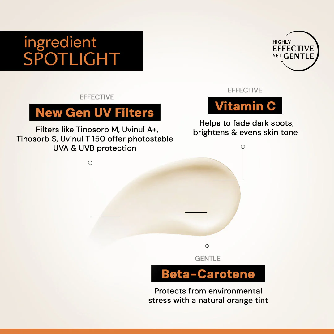 5% Vitamin C Gel Sunscreen for Oily Skin - SPF 50 PA++++ | Brightens skin tone |100% Photostable Sunscreen with 4 New Gen UV Filters | Long Lasting | Lightweight | In-Vivo Tested - Image 7